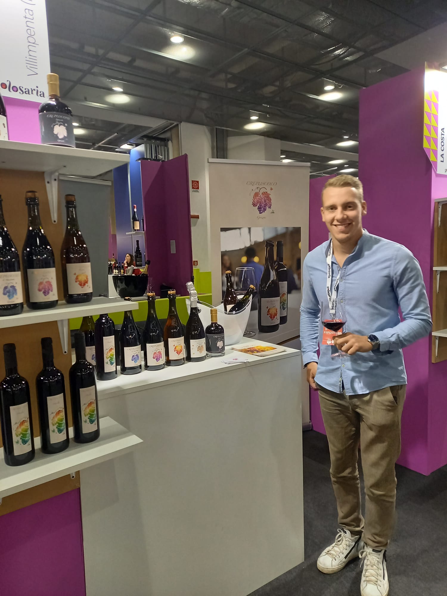 Matteo Gorzoni allo stand Golosaria 2023